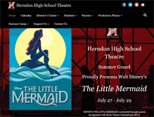 Tablet Screenshot of herndondrama.org